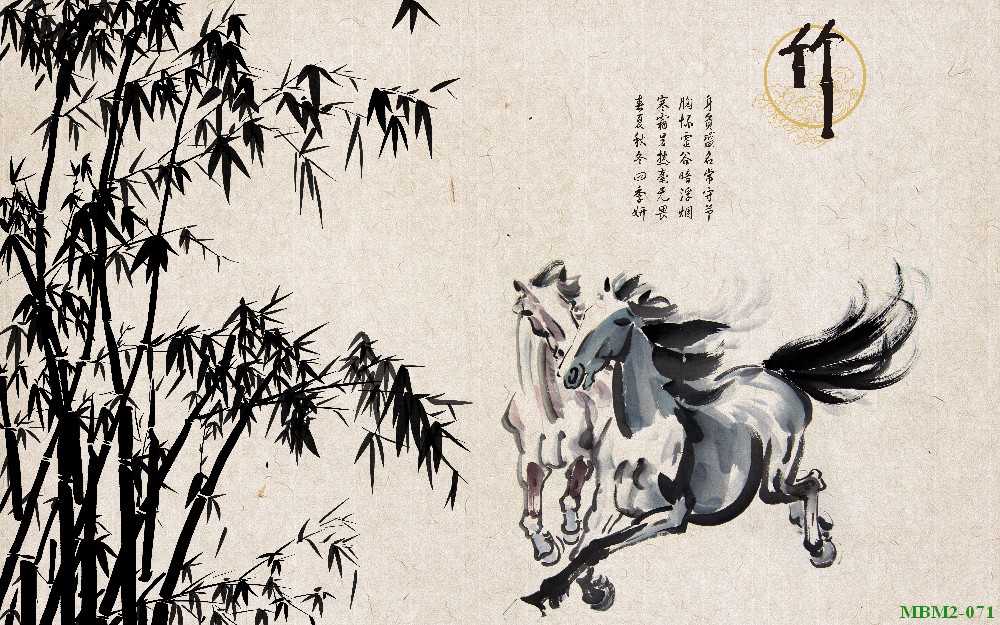 Tranh ngựa - bát mã - Mã đáo MBM2-071